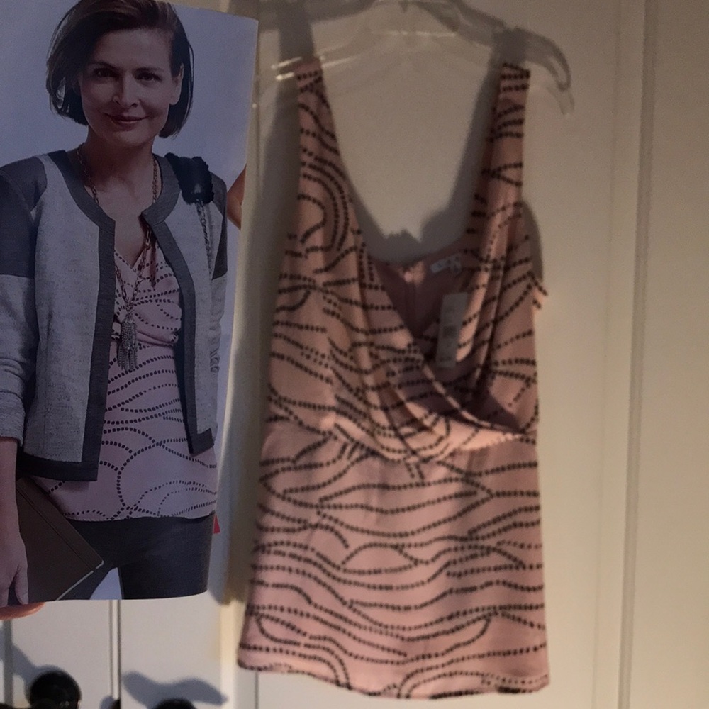 Cabi Sophia cami, zips in back